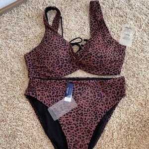 BNWT swimsuits for all Ashley Graham bikini set